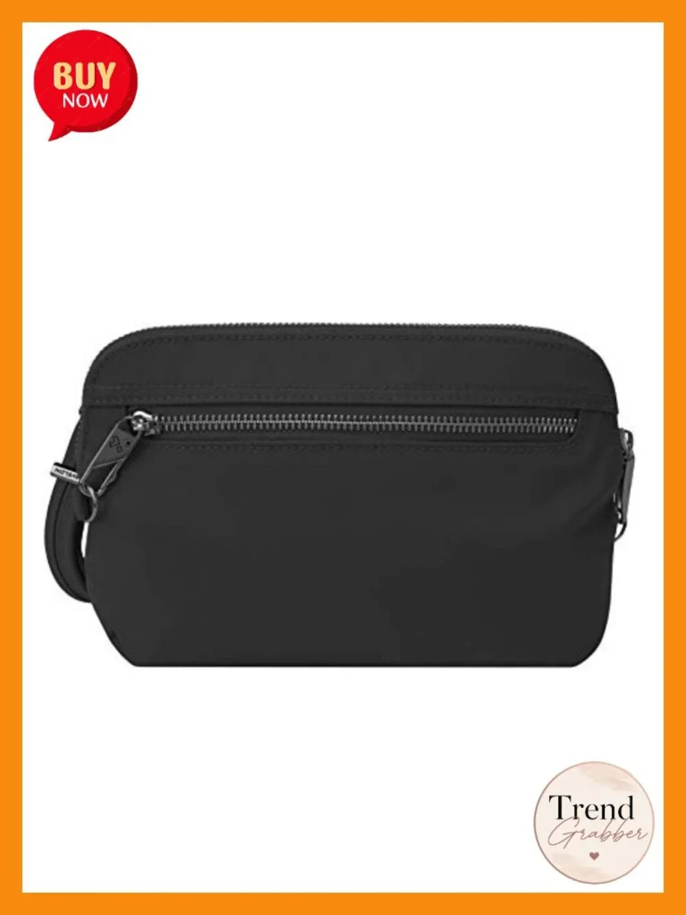 Anti-theft Convertible Crossbody Clutch 4 Ways Nylon